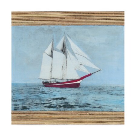 Trademark Fine Art Naomi Mccavitt 'Seagrass Nautical I' Canvas Art, 24x24 WAG11756-C2424GG